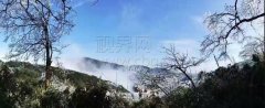 金佛山阳光蓝天 冰凌雾凇迷人眼