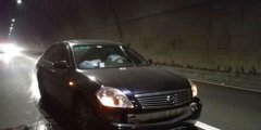 高速路上突遇“拦路虎” 多年驾龄老司机也“翻车”