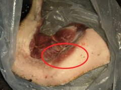 猪肉颜色发红 市民吃完闹肚子