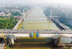 重庆主城一大桥复线桥主桥即将合龙
