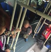 辣眼睛！父亲天天领孩子公交车上大便 司机：天天清