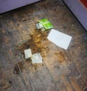 电梯内现排泄物  旁边还有纸条：对不起，熬不住了