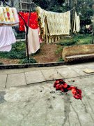 “熊孩子”玩鞭炮引燃被褥  旁边就是变压器