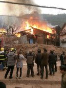 重庆农户遭火灾 现已妥善安置