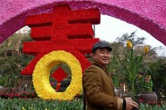 为营造年味 20万株郁金香点缀平湖万州