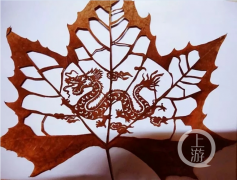 重大叶雕第一人正在读大二 为练技曾和环卫工“抢”叶子