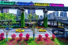 “灰带”变“彩带” 高颜值立交获点赞