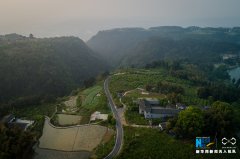 航拍美丽乡村之重庆永川区黄瓜山片区