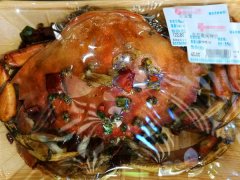 超市买来的特价珍宝蟹    回家大变样只剩空壳
